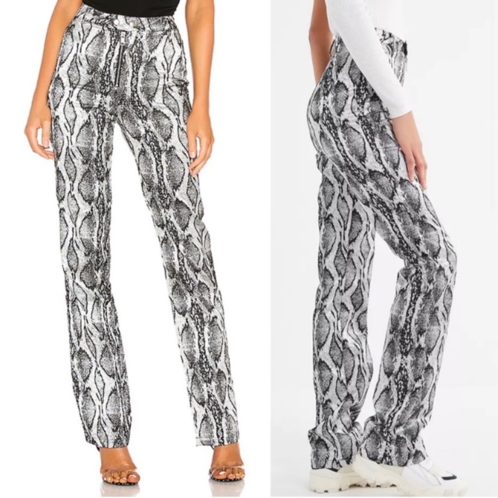 I am Gia slater snake skin pants size xs